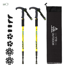 NPOT 2021 new style walking stick collapsible trekking poles nordic walking sticks